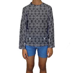 Number Art Kid s Long Sleeve Swimwear