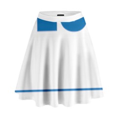 Blue Lives Matter 9 High Waist Skirt