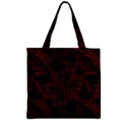 Sharp Tribal Pattern Zipper Grocery Tote Bag View1