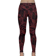 Sharp Tribal Pattern Yoga Leggings