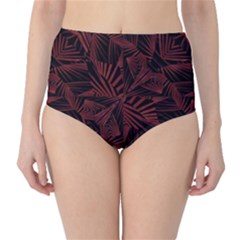 Sharp Tribal Pattern High-waist Bikini Bottoms