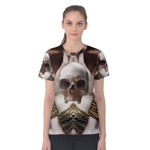 Skull Magic Women s Cotton Tee by icarusismartdesigns