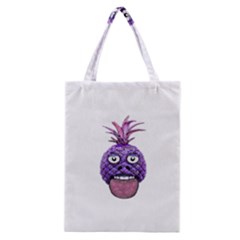 Funny Fruit Face Head Character Classic Tote Bag