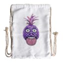 Funny Fruit Face Head Character Drawstring Bag (Large) View2