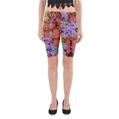 Paint texture                                     Yoga Cropped Leggings