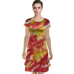 Colorful Splatters                                      Cap Sleeve Nightdress