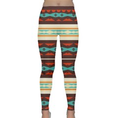 Stripes And Rhombus Chains                                      Yoga Leggings