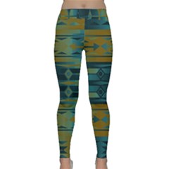 Blue Green Gradient Shapes                                       Yoga Leggings