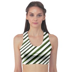 Diagonal Stripes Sports Bra