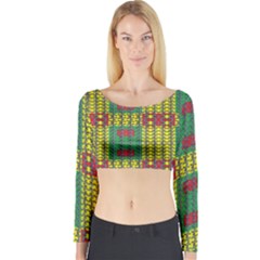 Oregon Delight Long Sleeve Crop Top