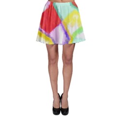 Watercolors Shapes                                         Skater Skirt by LalyLauraFLM