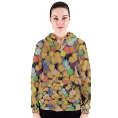 Paint Brushes                                          Women s Zipper Hoodie by LalyLauraFLM