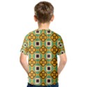 Flowers and squares pattern                                            Kid s Sport Mesh Tee View2