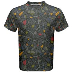 Abstract Reg Men s Cotton Tee by FunkyPatterns