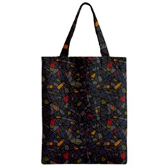 Abstract Reg Zipper Classic Tote Bag