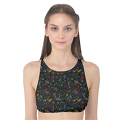 Abstract Reg Tank Bikini Top