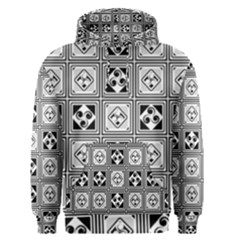 Black And White Men s Pullover Hoodie