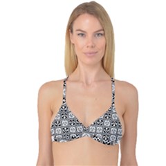 Black And White Reversible Tri Bikini Top