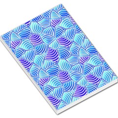 Blue And Purple Glowing Large Memo Pads