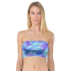 Blue And Purple Glowing Bandeau Top