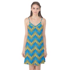 Blue And Yellow Camis Nightgown