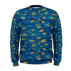 Blue Waves Men s Sweatshirt