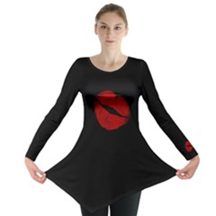 Red Lips Long Sleeve Tunic 