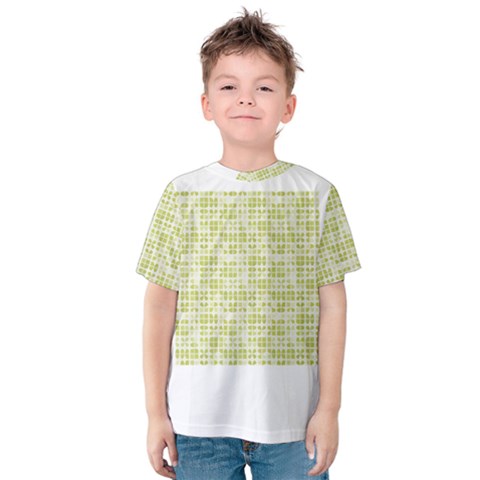 Pastel Green Kid s Cotton Tee by FunkyPatterns