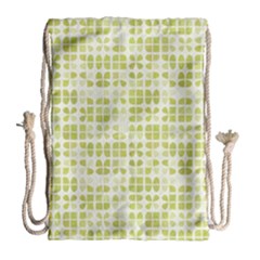 Pastel Green Drawstring Bag (large) by FunkyPatterns