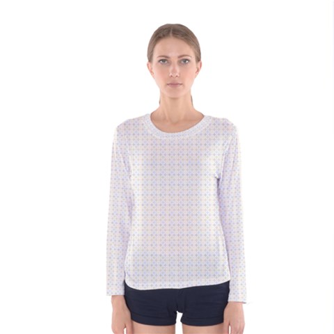 Pastel Pattern Women s Long Sleeve Tee by FunkyPatterns