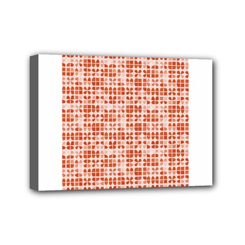 Pastel Red Mini Canvas 7  X 5  by FunkyPatterns