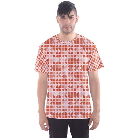 Pastel Red Men s Sport Mesh Tee by FunkyPatterns