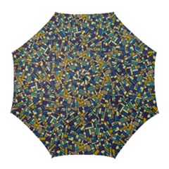 Pastel Tiles Golf Umbrellas