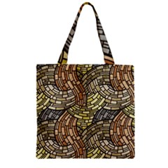 Whimsical Zipper Grocery Tote Bag