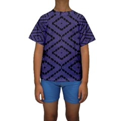 Reboot Computer Glitch Kid s Short Sleeve Swimwear