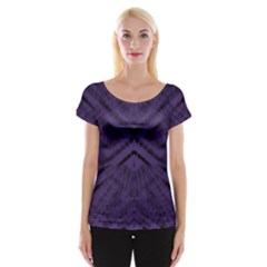 Celestial Atoms Women s Cap Sleeve Top