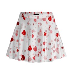 Bubble Hearts Mini Flare Skirt