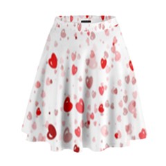 Bubble Hearts High Waist Skirt by TRENDYcouture