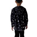 Black and White Hearts Hooded Wind Breaker (Kids) View2