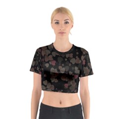 Olive Hearts Cotton Crop Top