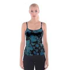 Turquoise Hearts Spaghetti Strap Top by TRENDYcouture