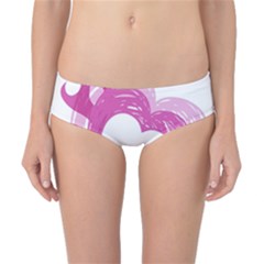 Hot Pink Love Classic Bikini Bottoms