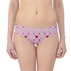 Heart Squares Hipster Bikini Bottoms