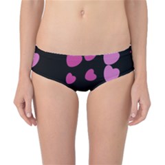 Pink Hearts Classic Bikini Bottoms