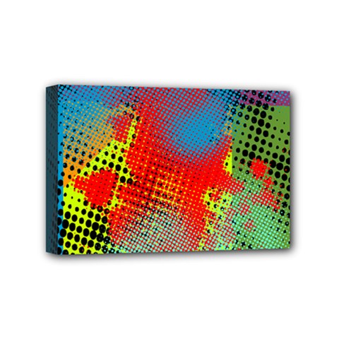 Tiling Lines 5 Mini Canvas 6  X 4  by NotJustshirts