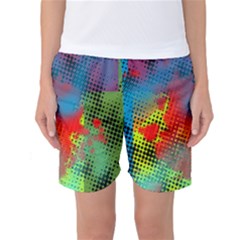 Tiling Lines 5 Women s Basketball Shorts