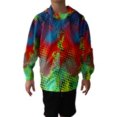 Tiling Lines 5 Hooded Wind Breaker (kids) by NotJustshirts