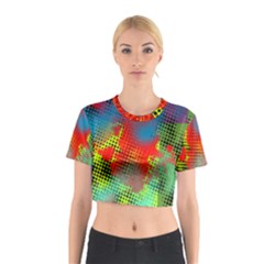 Tiling Lines 5 Cotton Crop Top