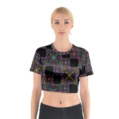 Ornate Boho Patchwork Cotton Crop Top by dflcprintsclothing