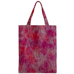 Grunge Hearts Zipper Classic Tote Bag